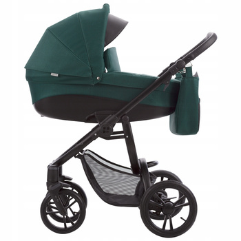 Wózek Bebetto Holland 4w1 04/CZARNY z Fotelikiem Moxie i-size + Baza Obrotowa 360