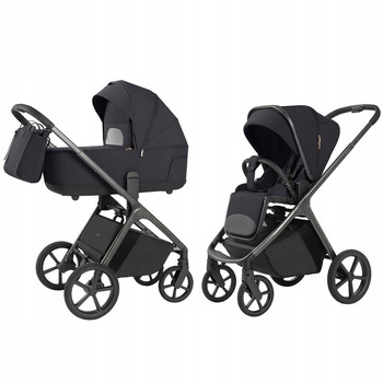 Wózek Carrello Vector 6551 4w1 Shadow Black Fotel Astrid i-Size Baza ISOFIX