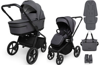 Wózek Muuvo FIVE 4w1 Iron Graphite Fotel Cybex Cloud G + baza Cybex G