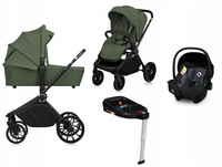 Wózek dziecięcy Lionelo Mika Plus 4w1 - Green Olive