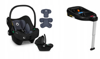Fotelik samochodowy Lionelo Astrid i-Size Black/Grey + Baza isofix i-Size Astrid
