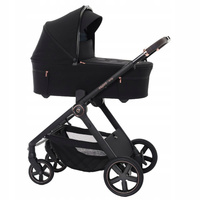 Wózek Espiro Only 410 Stylish Black 2w1 + Adaptery - 2025