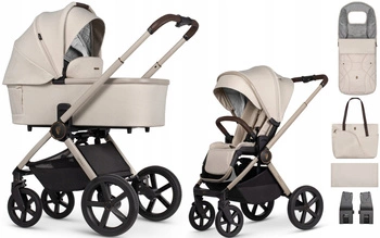 WÓZEK VENICCI UPLINE 2 STONE BEIGE 4W1 CYBEX CLOUD G BAZA G