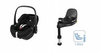 Fotelik Samochodowy Maxi Cosi Pebble 360 Pro 2 Twillic Black + Baza isofix FamilyFix 360 Pro