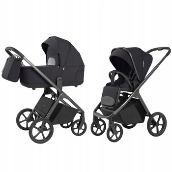 Wózek Carrello Vector 6551 4w1 Shadow Black Fotel Astrid i-Size Baza ISOFIX