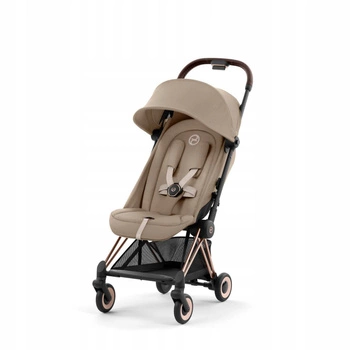 Wózek Spacerowy Cybex PLATINUM COYA - Cozy Beige (Rosegold Frame)