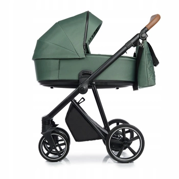 Wózek 3w1 Roan IVI 2.0 BOHO GREEN Fotel Astrid i-Size Adaptery