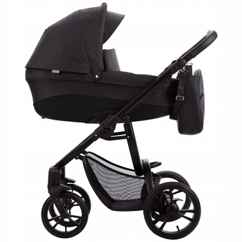 Wózek Bebetto Holland 2w1 03/CZARNY + Adaptery Maxi Cosi