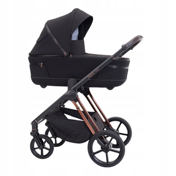 Wózek 4w1 Espiro Miloo 2025 210 Diamond Black Fotel Astrid Baza ISOFIX