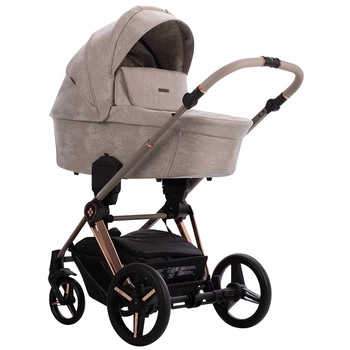 Wózek BEBETTO MONTI PREMIUM CLASS 11/KASZMIR - ZESTAW 2W1 + Adaptery